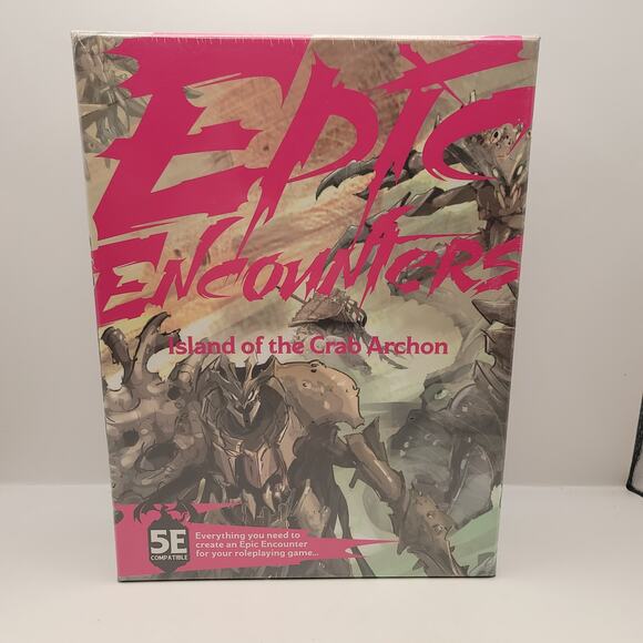 Epic Encounter Island of the Crab Archon Steamforged Games Table Top Game Figure - Picture 1 of 7